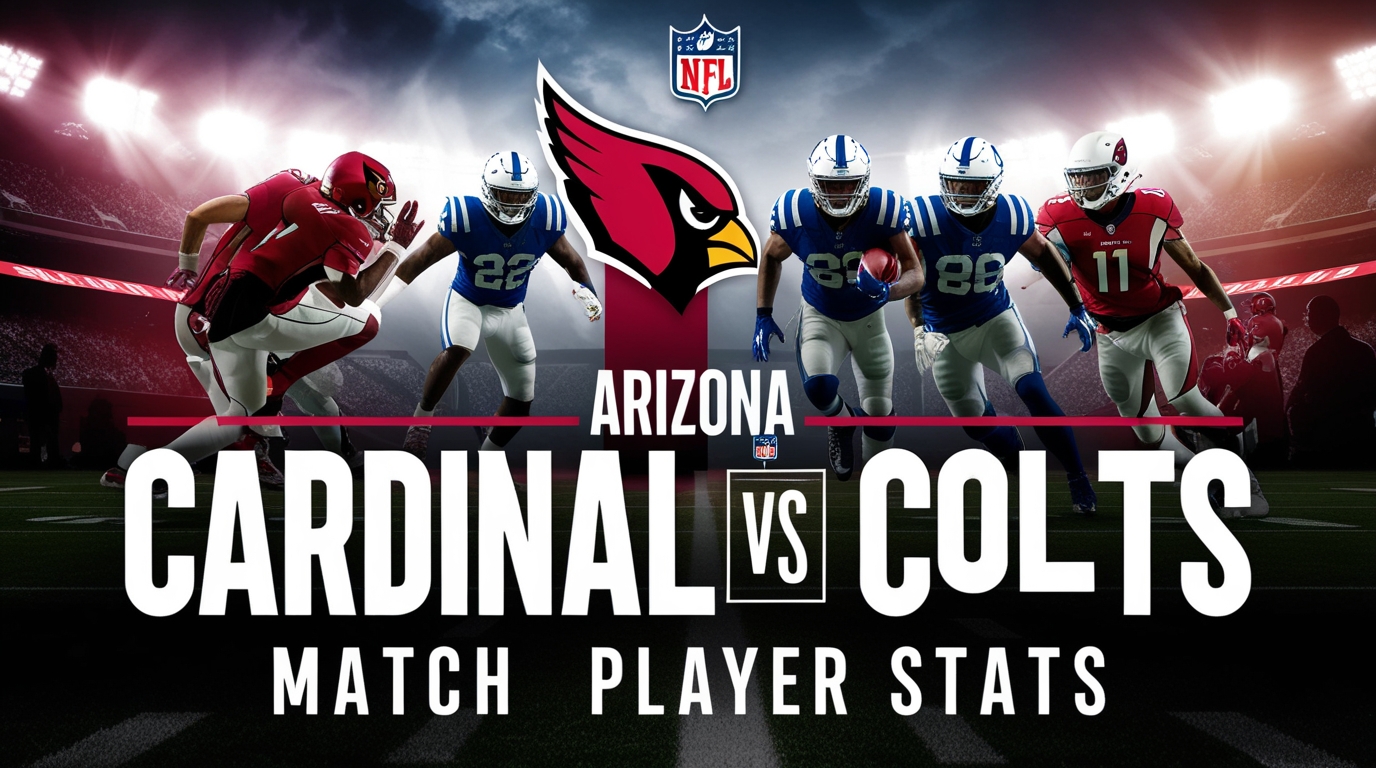 arizona cardinals vs indianapolis colts match player stats