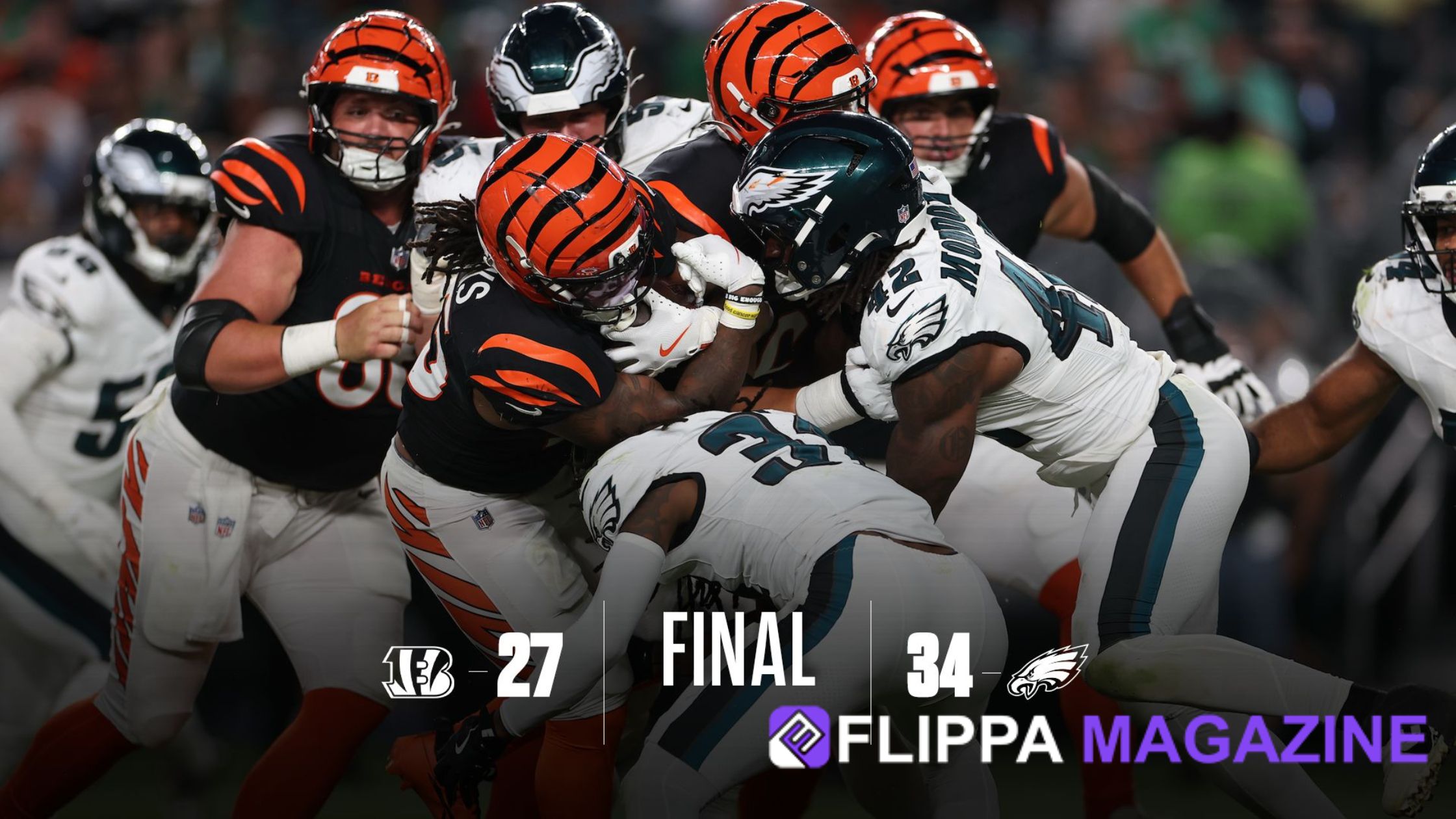 Philadelphia Eagles vs Bengals Match Player Stats