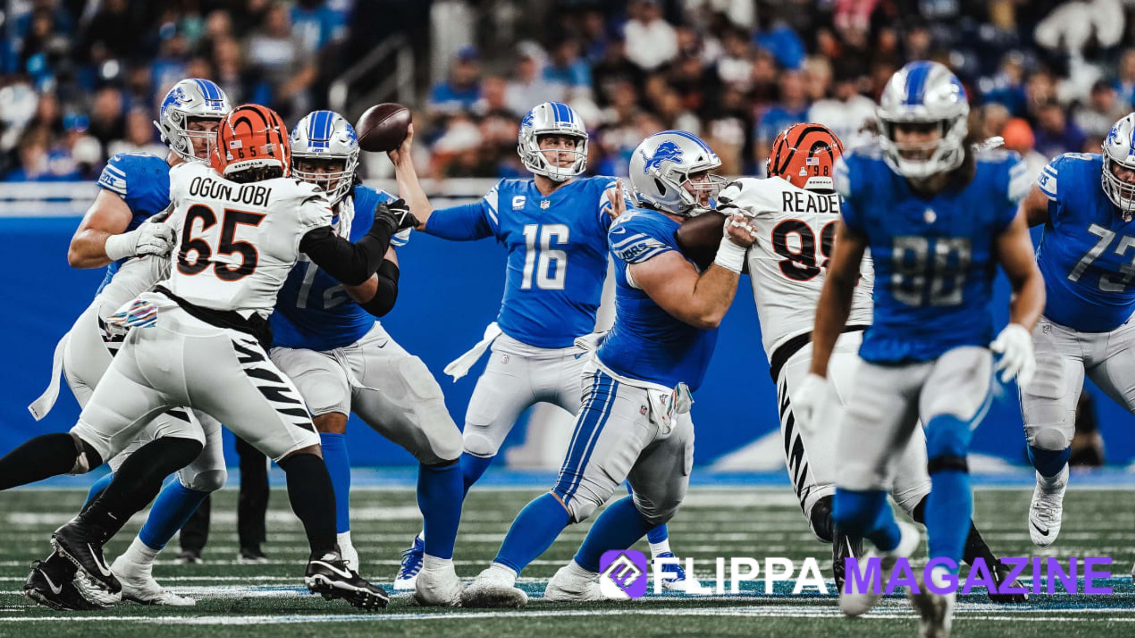 Detroit Lions vs Bengals Match Player Stats