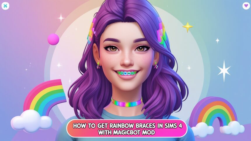 sims 4 rainbow braces magicbot