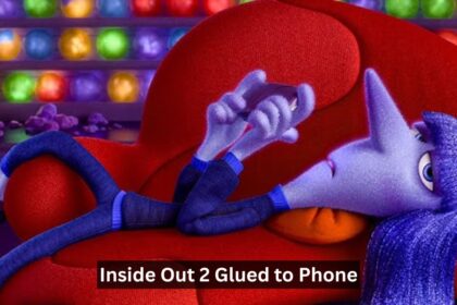 Inside Out 2 Glued to Phone