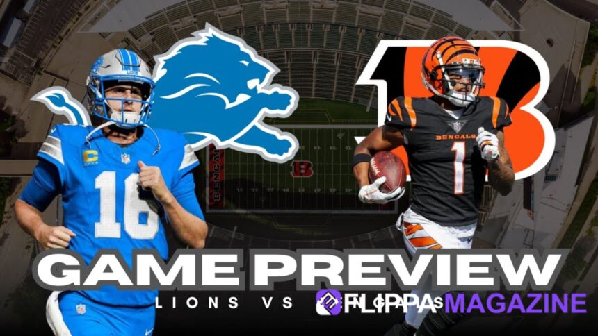 Detroit Lions vs Bengals Match Player Stats