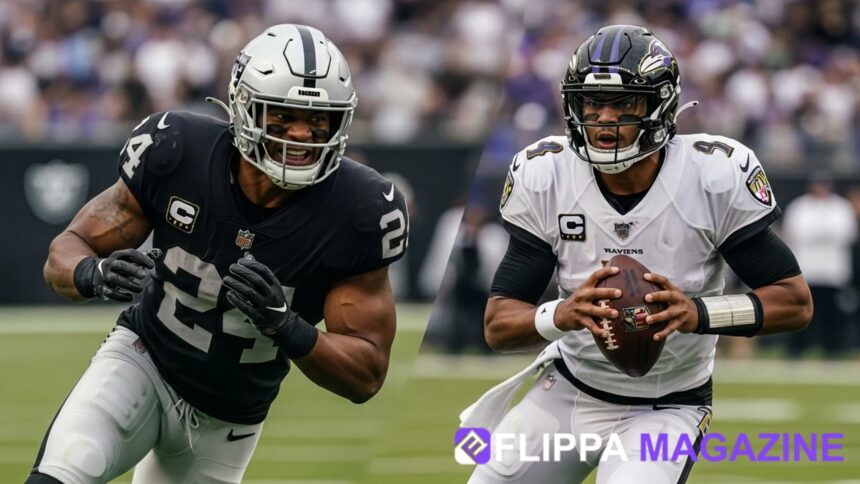 Las Vegas Raiders vs. Baltimore Ravens Match Player Stats