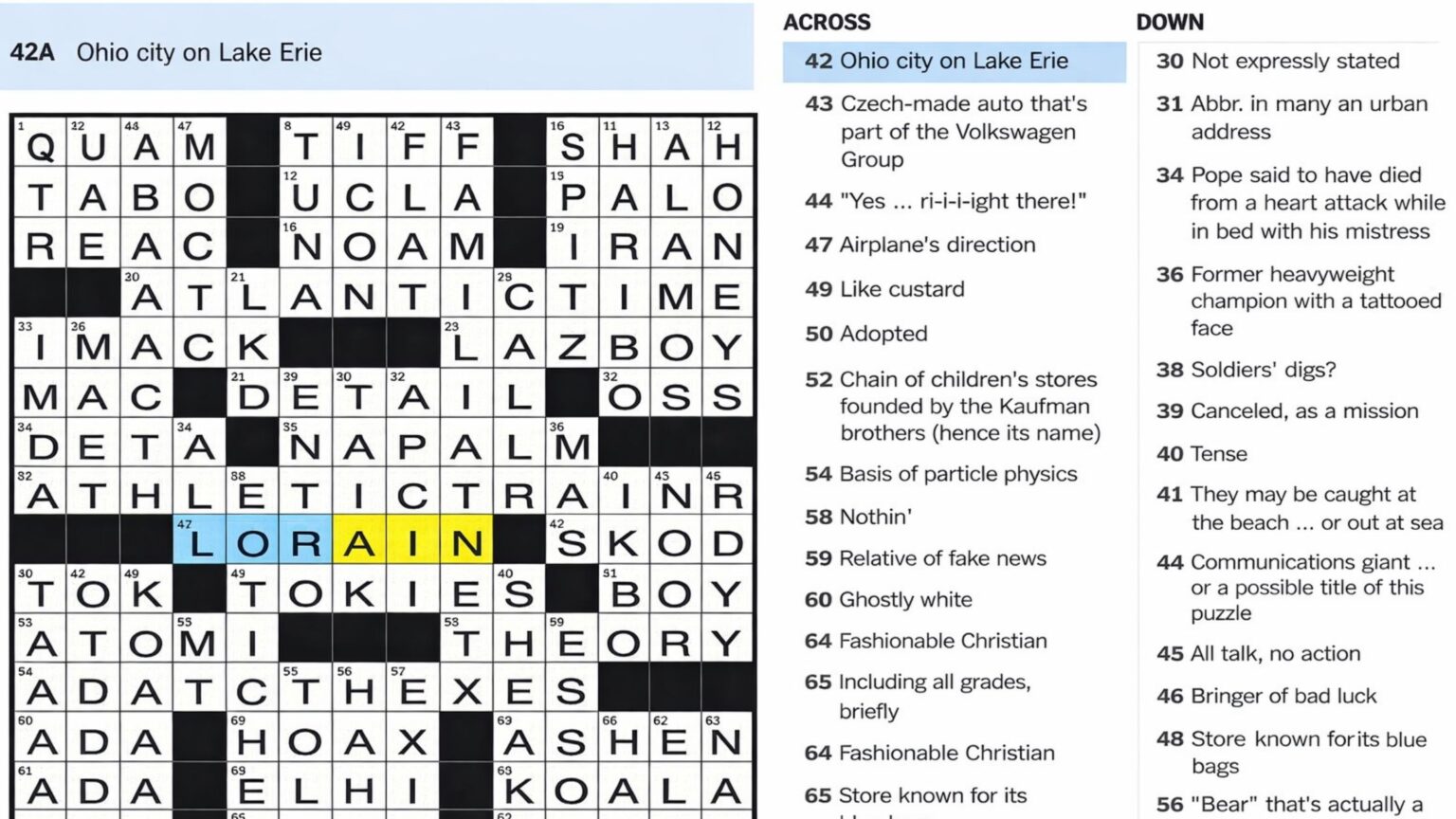 Ditto for Us NYT Crossword