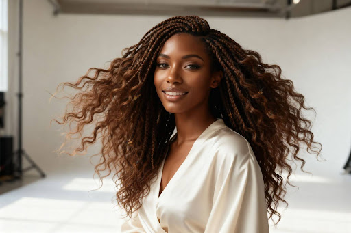 Achieving a Natural, Voluminous Look: Professional Techniques and Styling Insights for Boho Box Braids