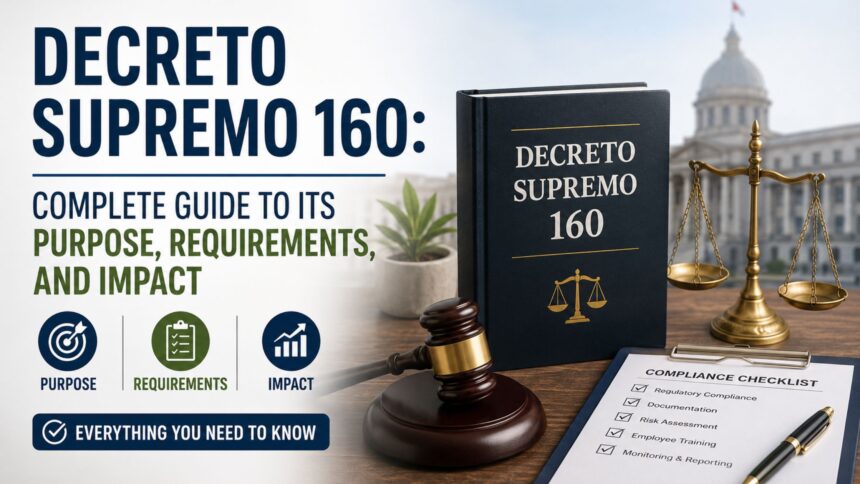 Decreto Supremo 160